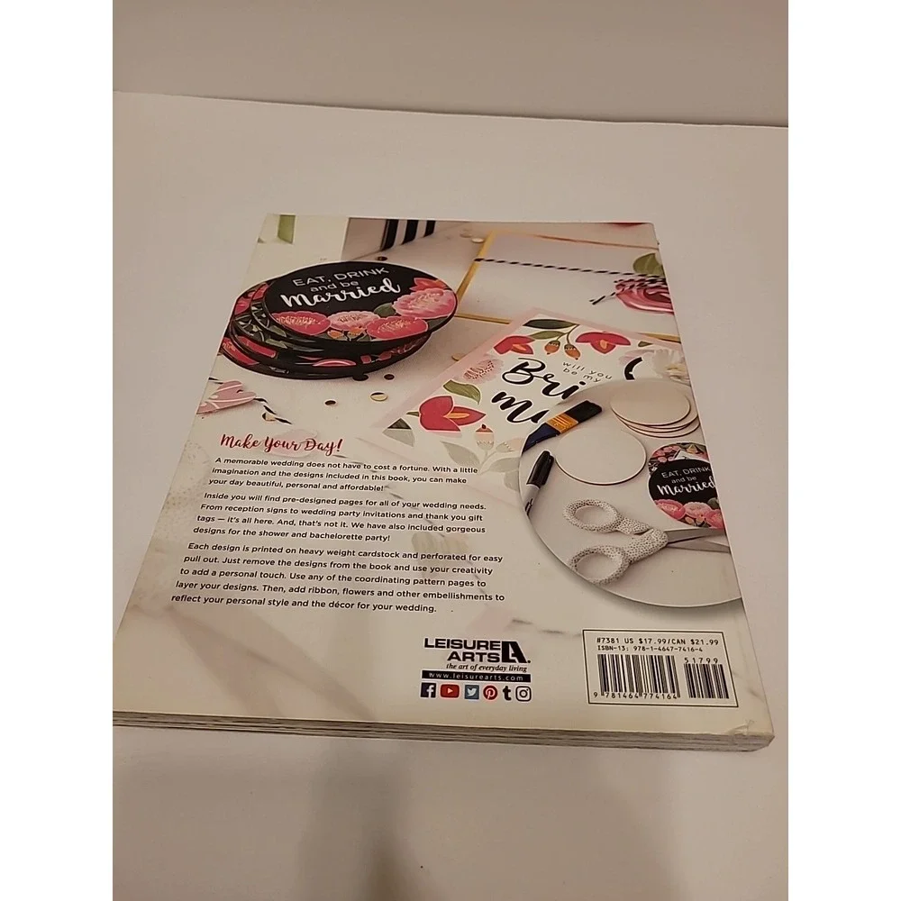 Leisure Arts‎ DIY Wedding Decor Crafting Book